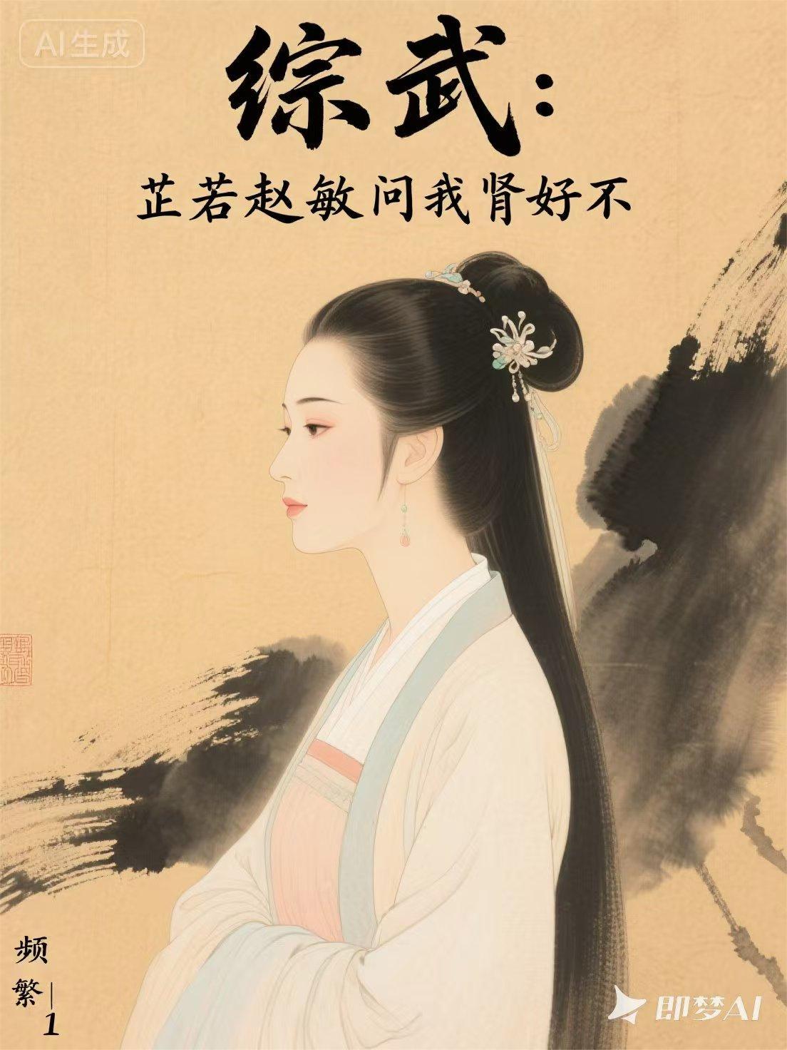 无忌赵敏芷若草丛